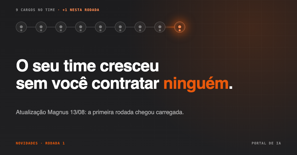 Capa da atualização Magnus de 13 de agosto de 2026