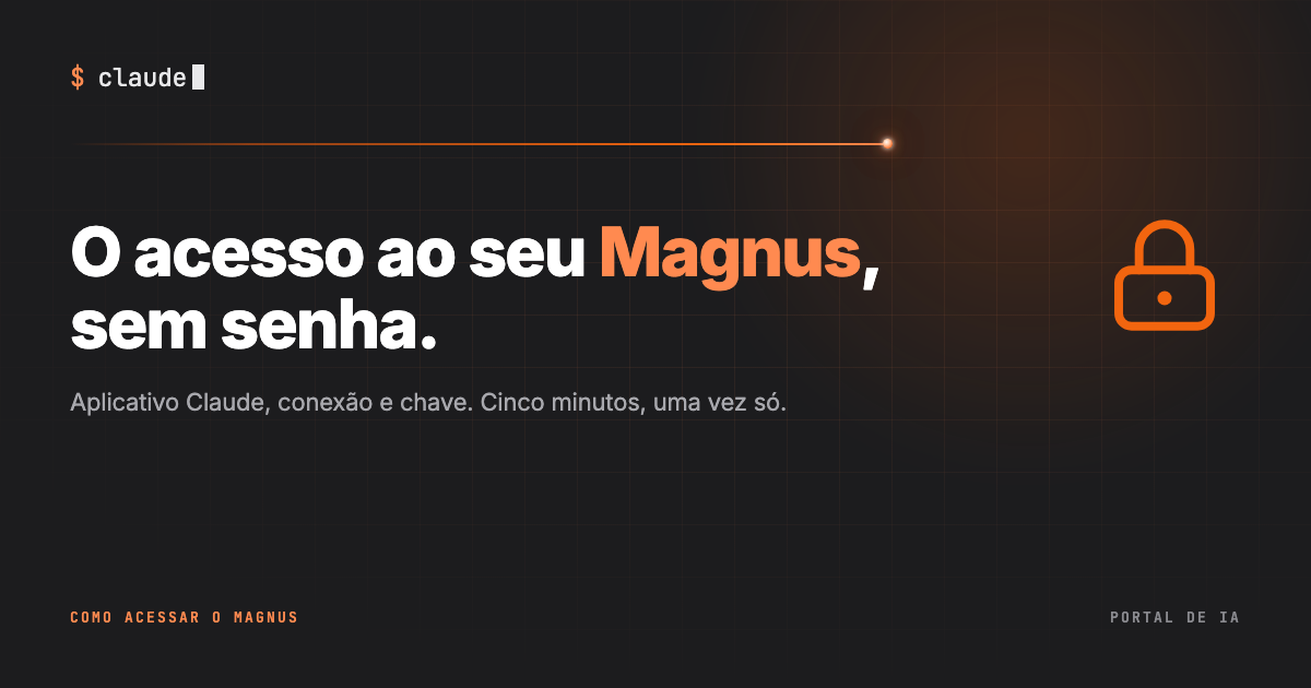 Capa do guia Como acessar o seu MAGNUS